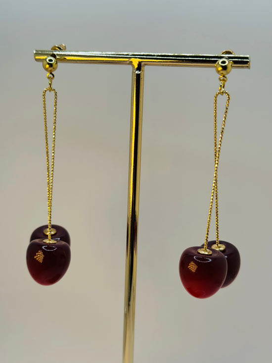 Cherry Drops Earrings🍒