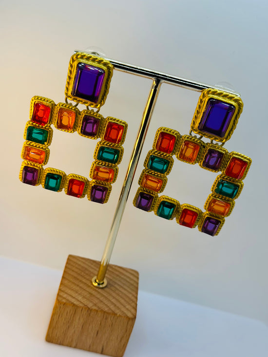 Colour Blocks Earrings